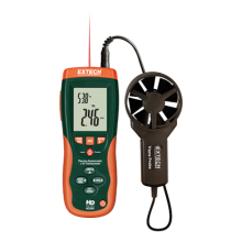 Extech HD300 Bilgisayar Bağlantılı ve İnfrared Sıcaklık Ölçerli Anemometre
